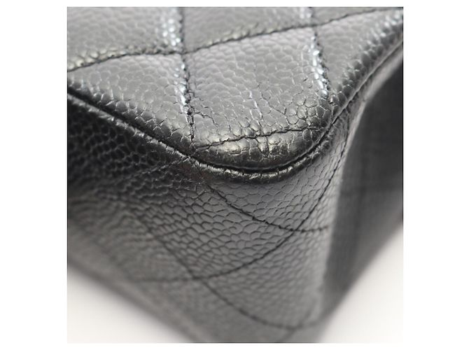 Borsa a tracolla Chanel Matelassé Double Flap Nero - vista 8