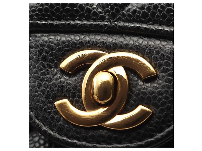 Borsa a tracolla Chanel Matelassé Double Flap Nero - vista 9