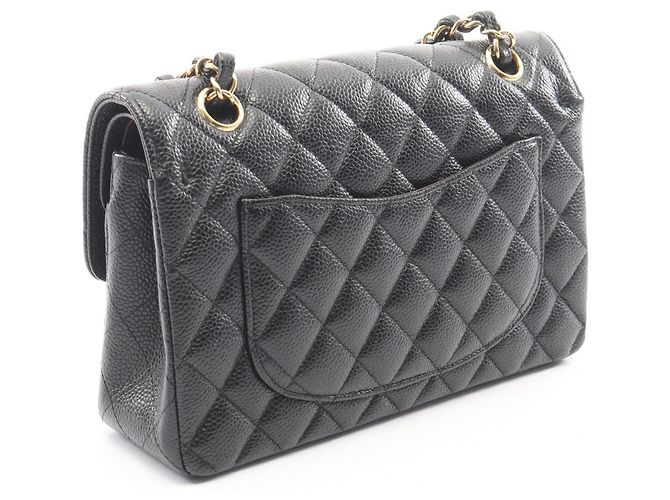Borsa a tracolla Chanel Matelassé Double Flap Nero - vista 2