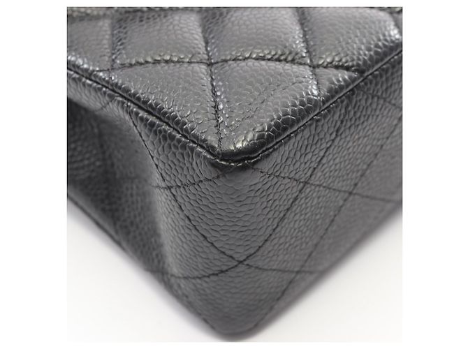 Borsa a tracolla Chanel Matelassé Double Flap Nero - vista 7