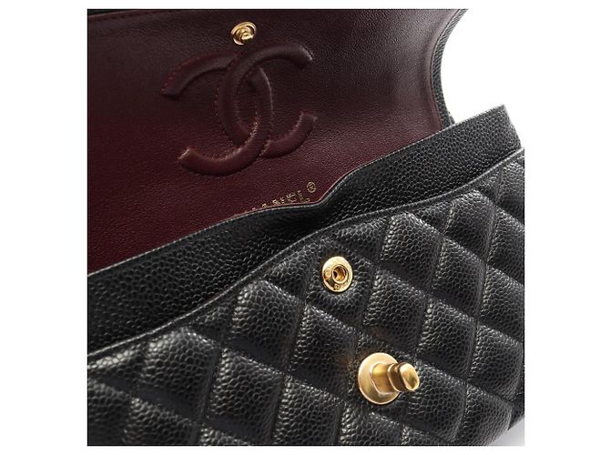 Borsa a tracolla Chanel Matelassé Double Flap Nero - vista 8