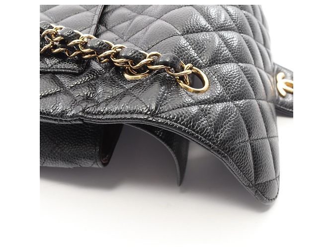 Borsa a tracolla Chanel Matelassé Double Flap Nero - vista 9