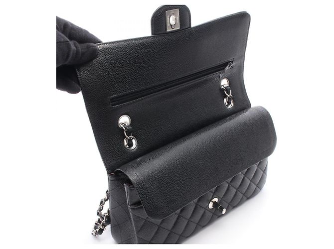 Borsa Chanel Matelassé Double Flap Nero - vista 7