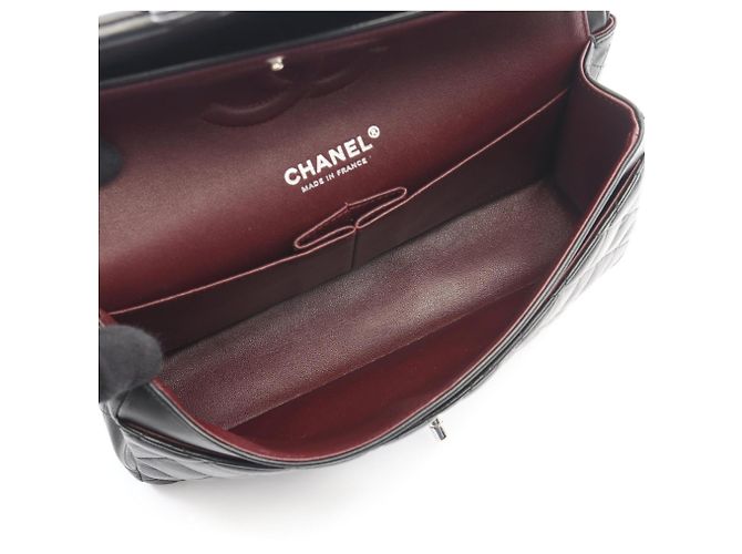 Borsa a tracolla Chanel Matelassé Double Flap Nero - vista 3