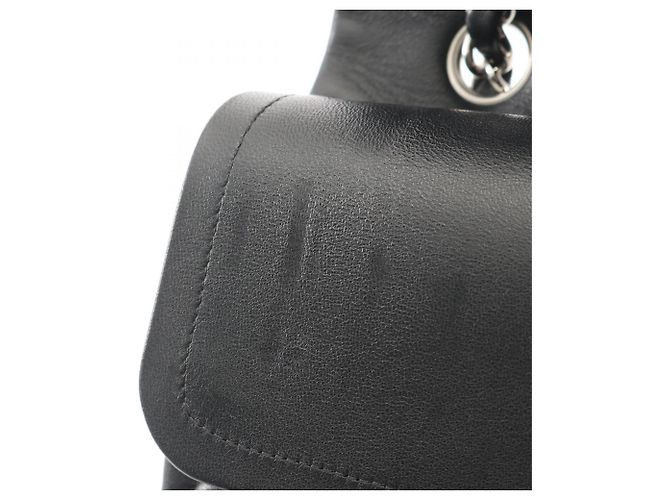 Borsa a tracolla Chanel Matelassé Double Flap Nero - vista 9