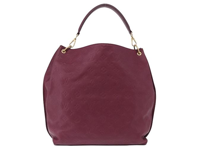 Louis Vuitton Metis Hobo Monogram Empreinte Leather Bordò - vista 2