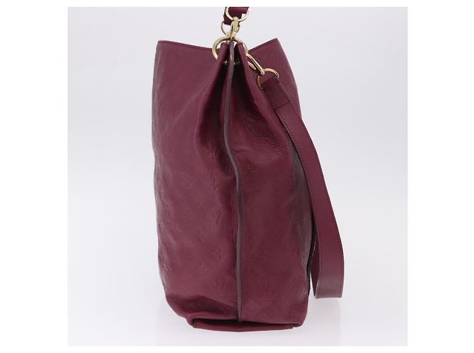 Louis Vuitton Metis Hobo Monogram Empreinte Leather Bordò - vista 3
