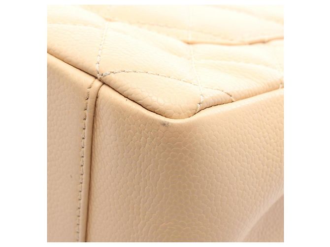 Borsa Tote Chanel Matelassé Grand Shopping Beige - vista 11