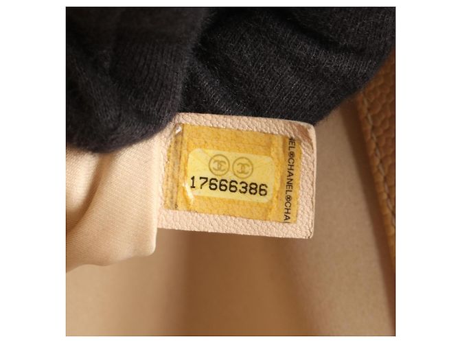Borsa Tote Chanel Matelassé Grand Shopping Beige - vista 5