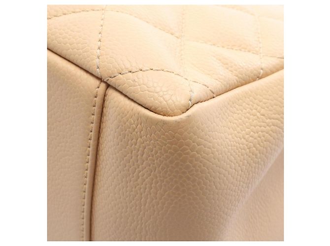 Borsa Tote Chanel Matelassé Grand Shopping Beige - vista 9