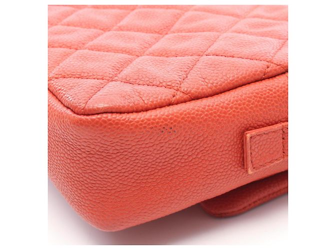 Borsa a Spalla Chanel Matelassé Rosso - vista 9