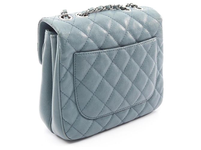 Borsa a tracolla Chanel Matelassé blu - vista 2