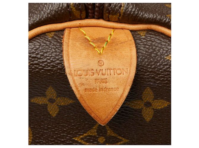 Borsa Boston Louis Vuitton Monogram Keepall 55 Marrone - vista 13