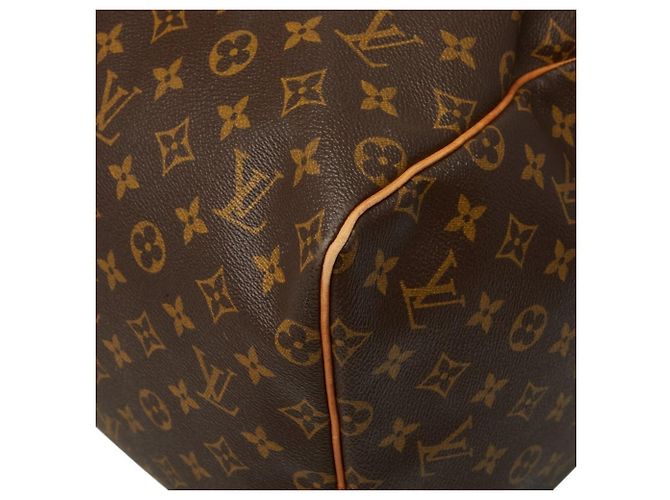 Borsa Boston Louis Vuitton Monogram Keepall 55 Marrone - vista 4