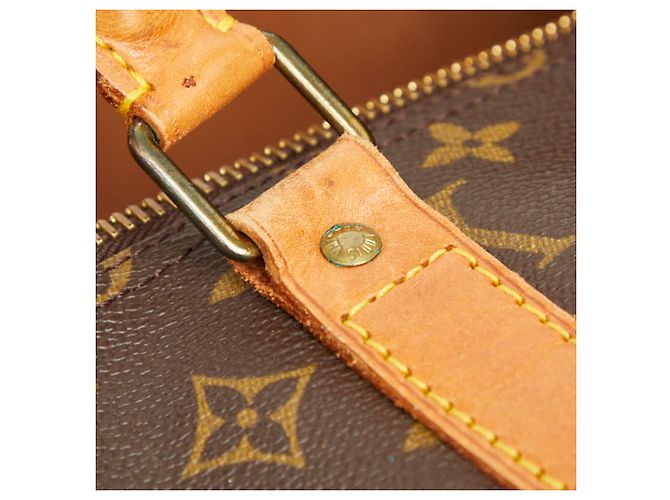 Borsa Boston Louis Vuitton Monogram Keepall 55 Marrone - vista 9