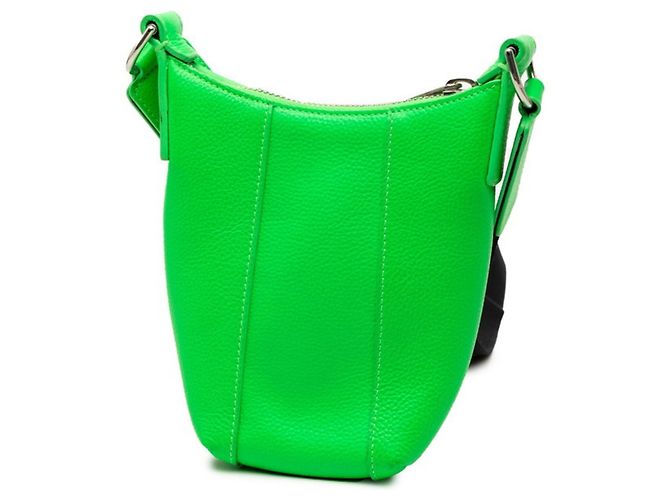 Borsa a tracolla a spalla Balenciaga Hourglass Verde - vista 2