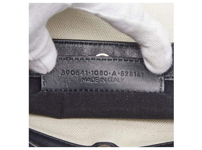 Borsa a tracolla Balenciaga nera e bianca Nero Bianco - vista 13