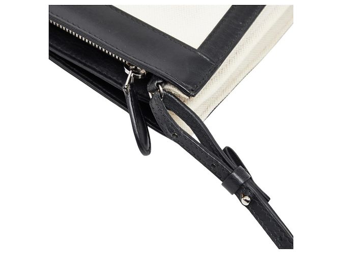 Borsa a tracolla Balenciaga nera e bianca Nero Bianco - vista 8