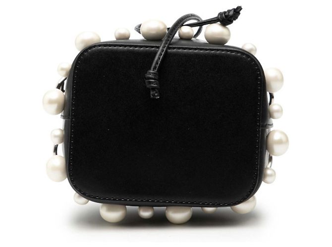 Borsa Fendi Mini Montresor Nero - vista 3