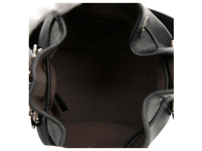 Borsa Fendi Mini Montresor Nero - vista 5