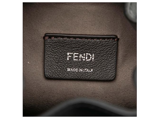Borsa Fendi Mini Montresor Nero - vista 6