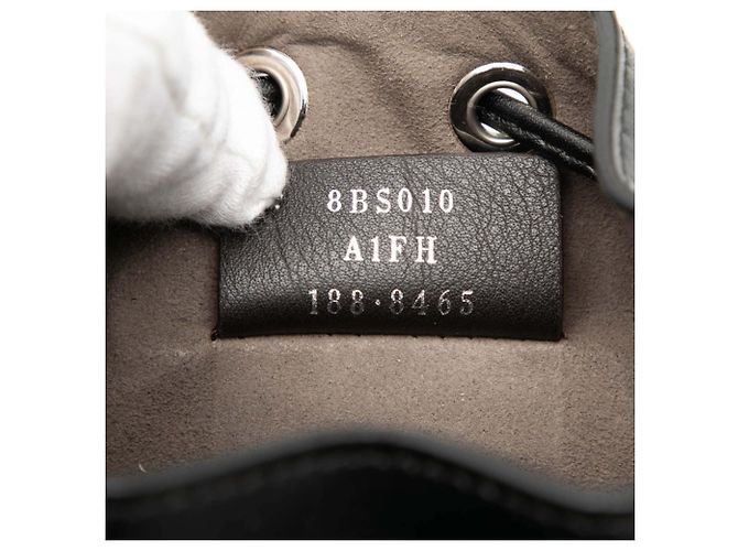 Borsa Fendi Mini Montresor Nero - vista 7