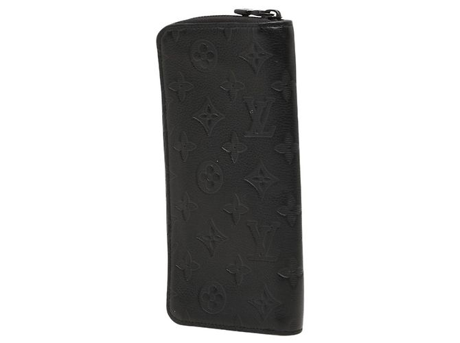 Zippy Louis Vuitton Monogram Shadow Long Wallet Black - view 2