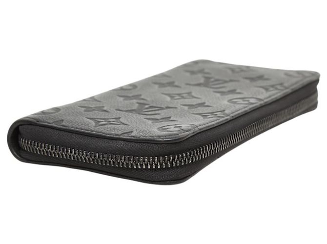 Zippy Louis Vuitton Monogram Shadow Long Wallet Black - view 4