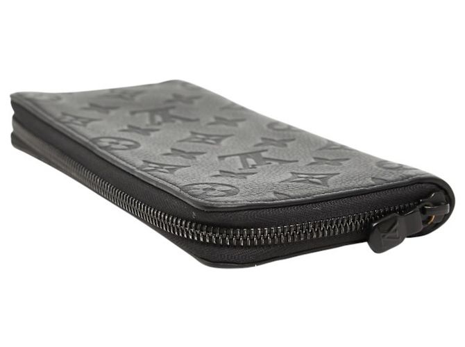 Zippy Louis Vuitton Monogram Shadow Long Wallet Black - view 5