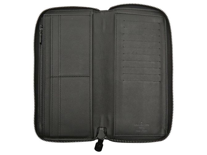Zippy Louis Vuitton Monogram Shadow Long Wallet Black - view 6
