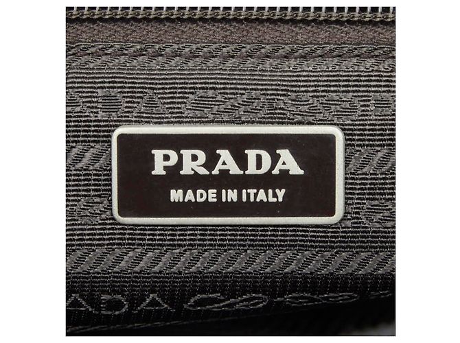 Prada Crossbody Shoulder Bag mit Triangle Logo-Plakette Grün Khaki - Ansicht 11