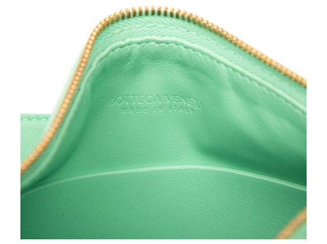 Borsa Bottega Veneta Intrecciato Mini Sunrise Verde - vista 5
