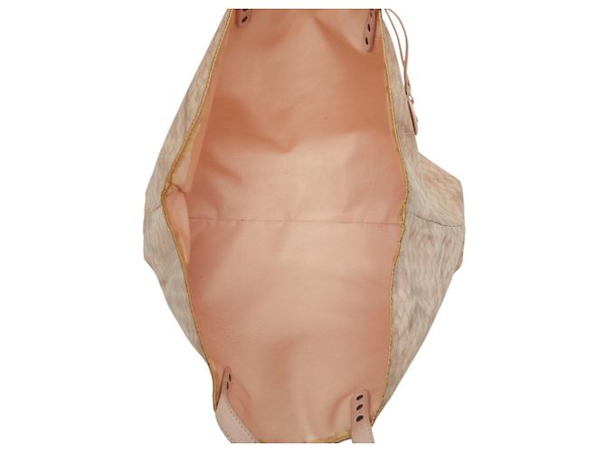 Borsa Tote Bottega Veneta Intrecciato Illusion Rosa - vista 10