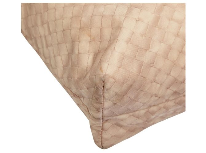 Borsa Tote Bottega Veneta Intrecciato Illusion Rosa - vista 5