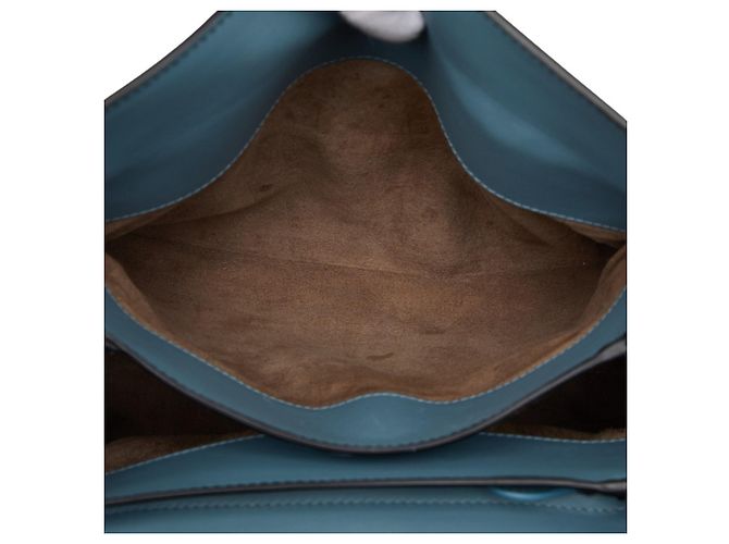 Borsa a mano Piazza Top Handle Bottega Veneta Blu - vista 10