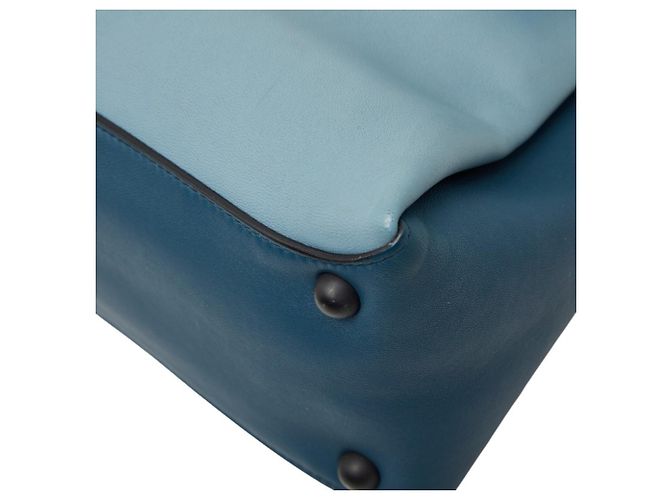 Borsa a mano Piazza Top Handle Bottega Veneta Blu - vista 4