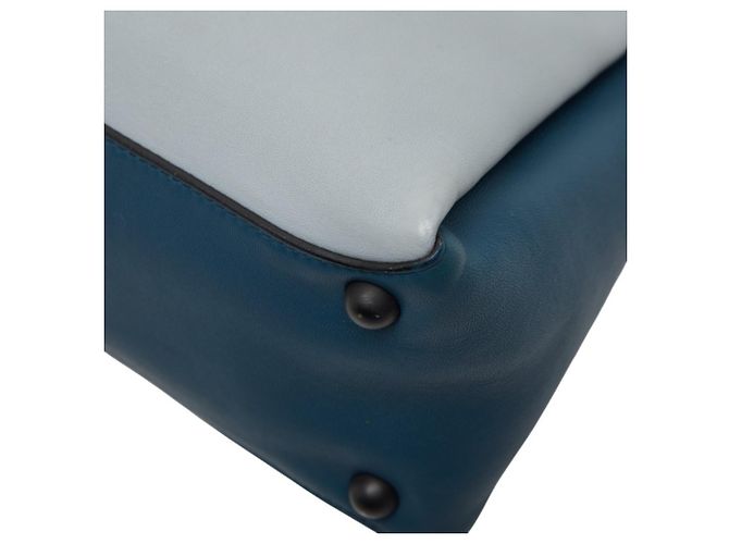 Borsa a mano Piazza Top Handle Bottega Veneta Blu - vista 6