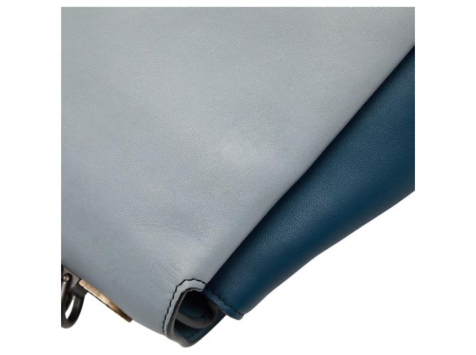 Borsa a mano Piazza Top Handle Bottega Veneta Blu - vista 8