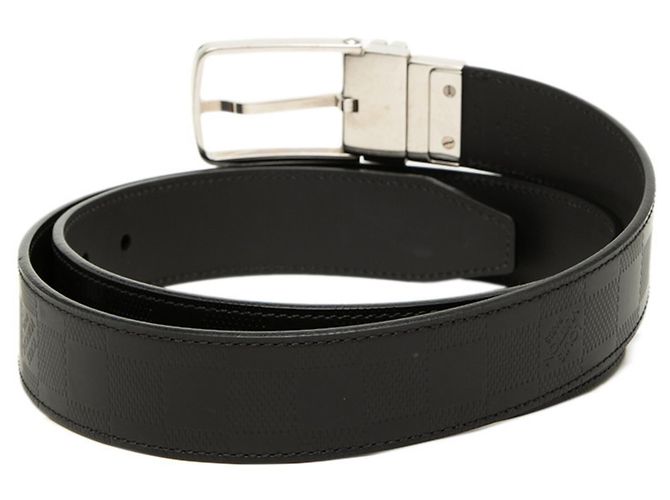 Cintura Boston Damier Infini Louis Vuitton Nero - vista 3
