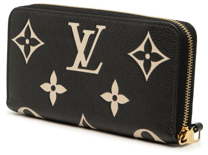 Portafoglio Zippy Monogram Empreinte Louis Vuitton Nero Beige - vista 2