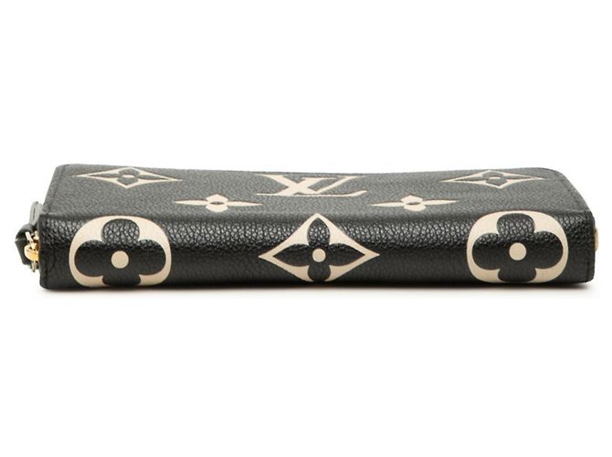 Portafoglio Zippy Monogram Empreinte Louis Vuitton Nero Beige - vista 3