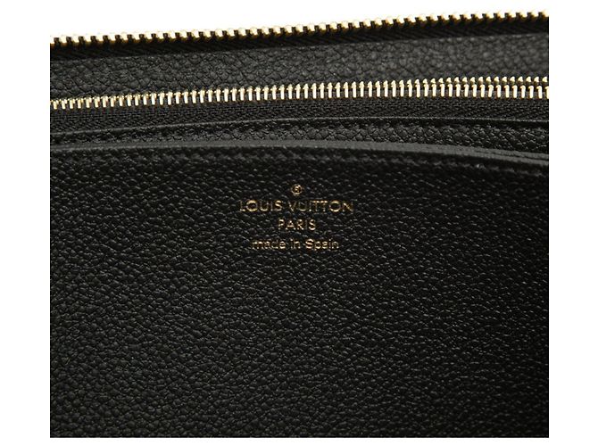 Portafoglio Zippy Monogram Empreinte Louis Vuitton Nero Beige - vista 6