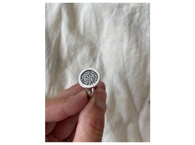 Anello Cerruti 1881 in argento e zirconi - vista 2