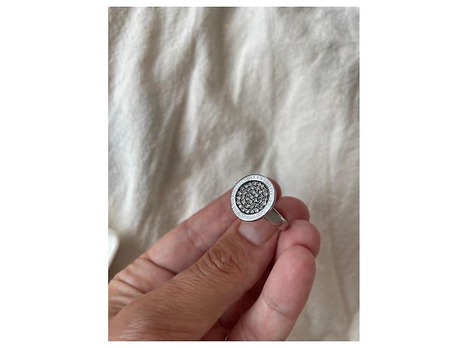 Anello Cerruti 1881 in argento e zirconi - vista 5