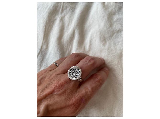 Anello Cerruti 1881 in argento e zirconi - vista 6