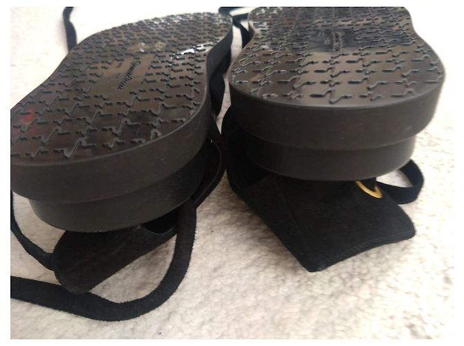 Gianvito Rossi Ibiza Black Suede Gladiator Sandals - view 2