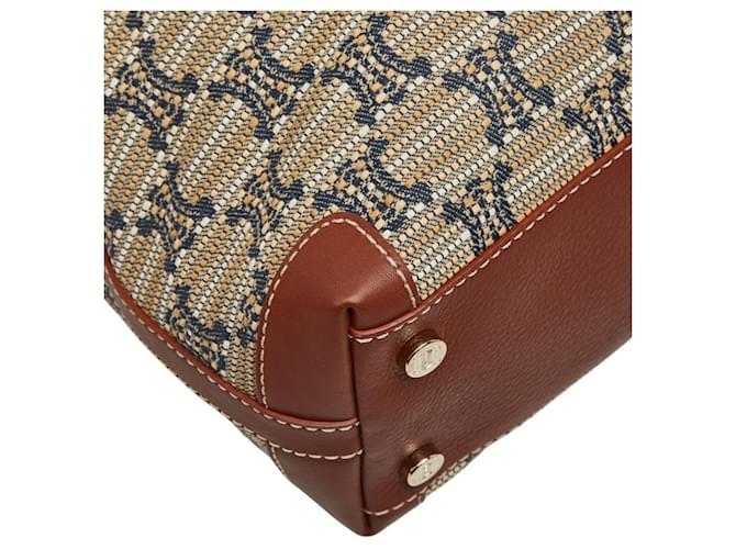 Céline Borsa Tote Celine Macadam Marrone Beige - vista 7
