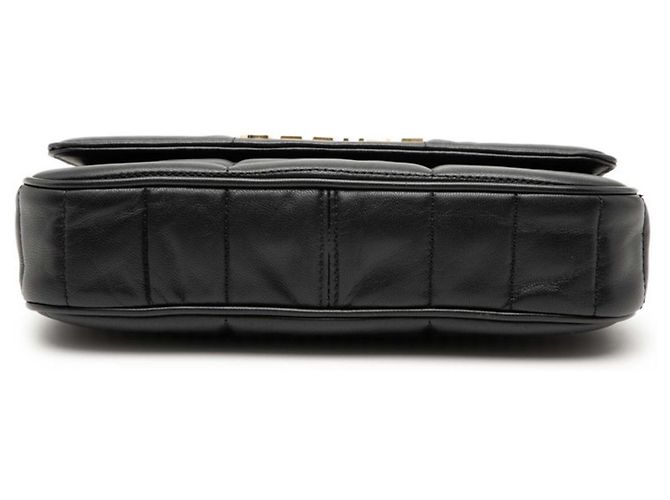 Céline Borsa a tracolla Celine Matelassé Monochrome Chain Nero - vista 3