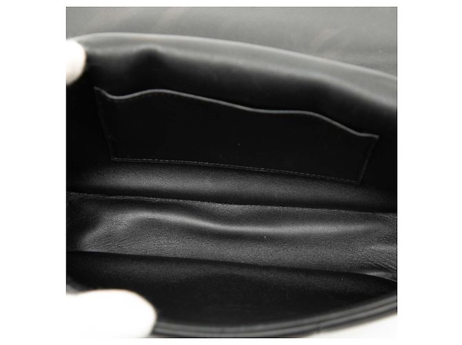 Céline Borsa a tracolla Celine Matelassé Monochrome Chain Nero - vista 4
