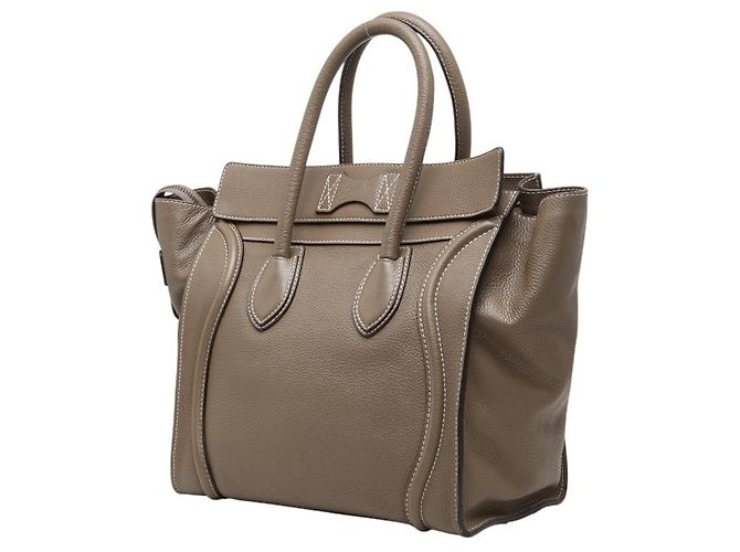 Céline Borsa Celine Luggage Medium S-CU-1111 Marrone - vista 2